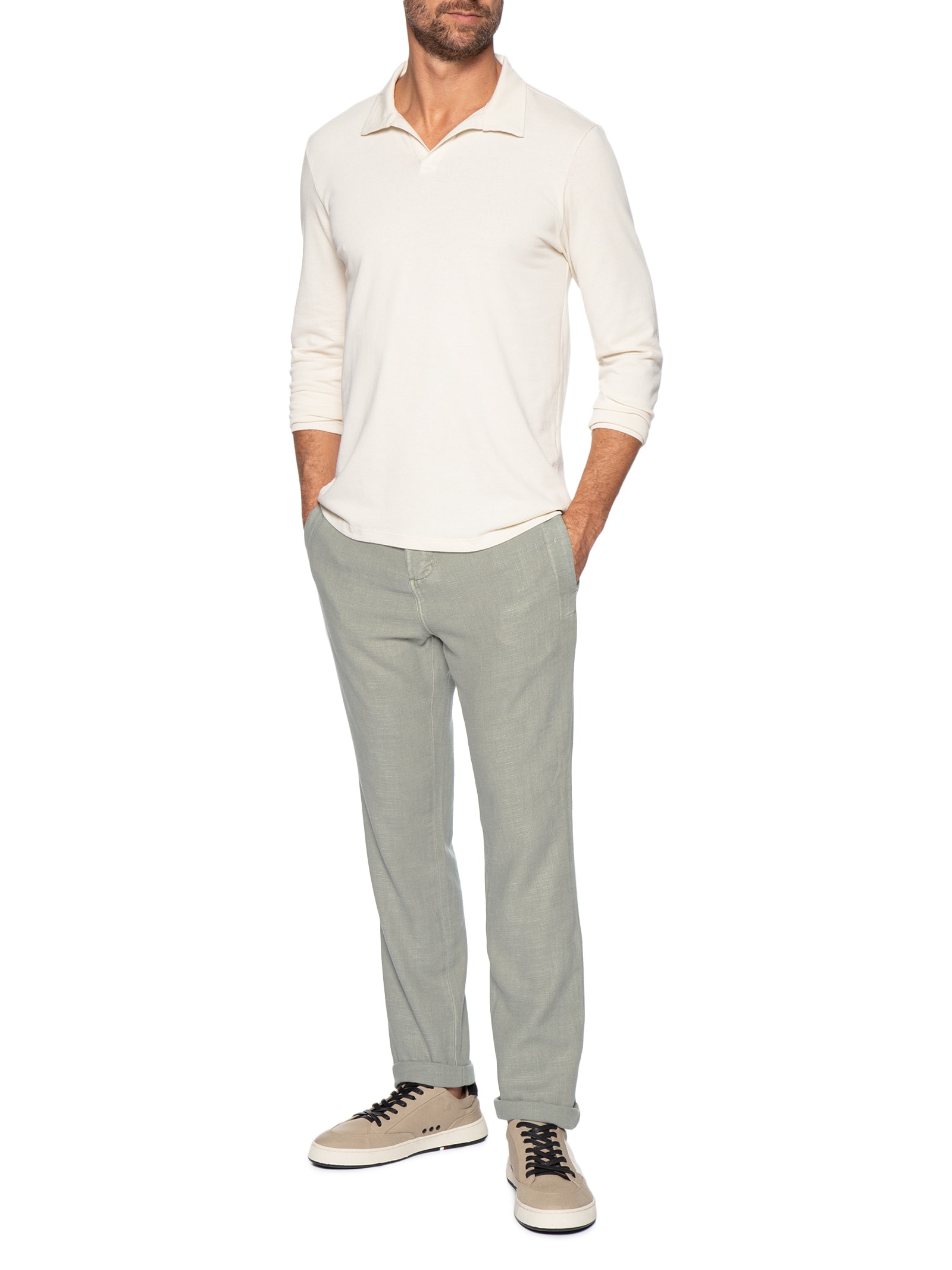 Calça Masculina Chino Megeve Cinza Austral