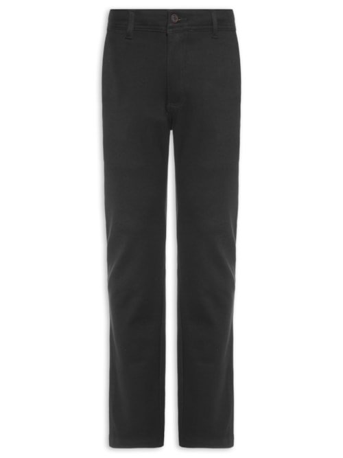 Calça Masculina Chino Ponto Roma Ultrasoft – Preto