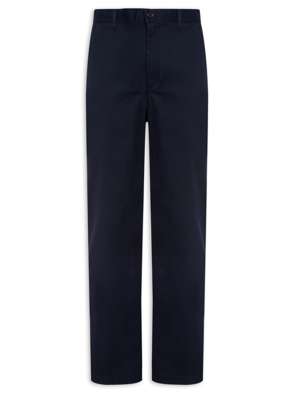 Vista 2 Calça Masculina Chino Regular Fit Core Em Sarja AZUL AZUL