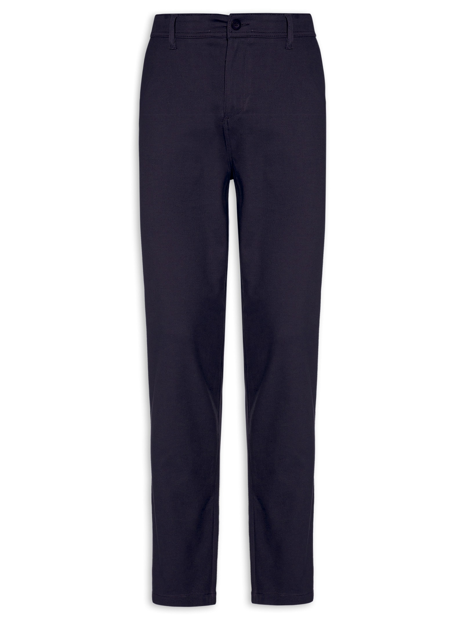 Calça Masculina Chino Reta Color Azul Basiq Men
