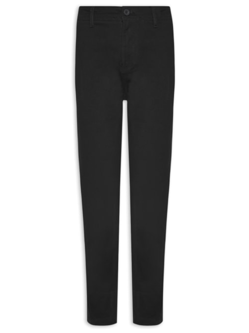 Calça Masculina Chino Reta Color – Preto