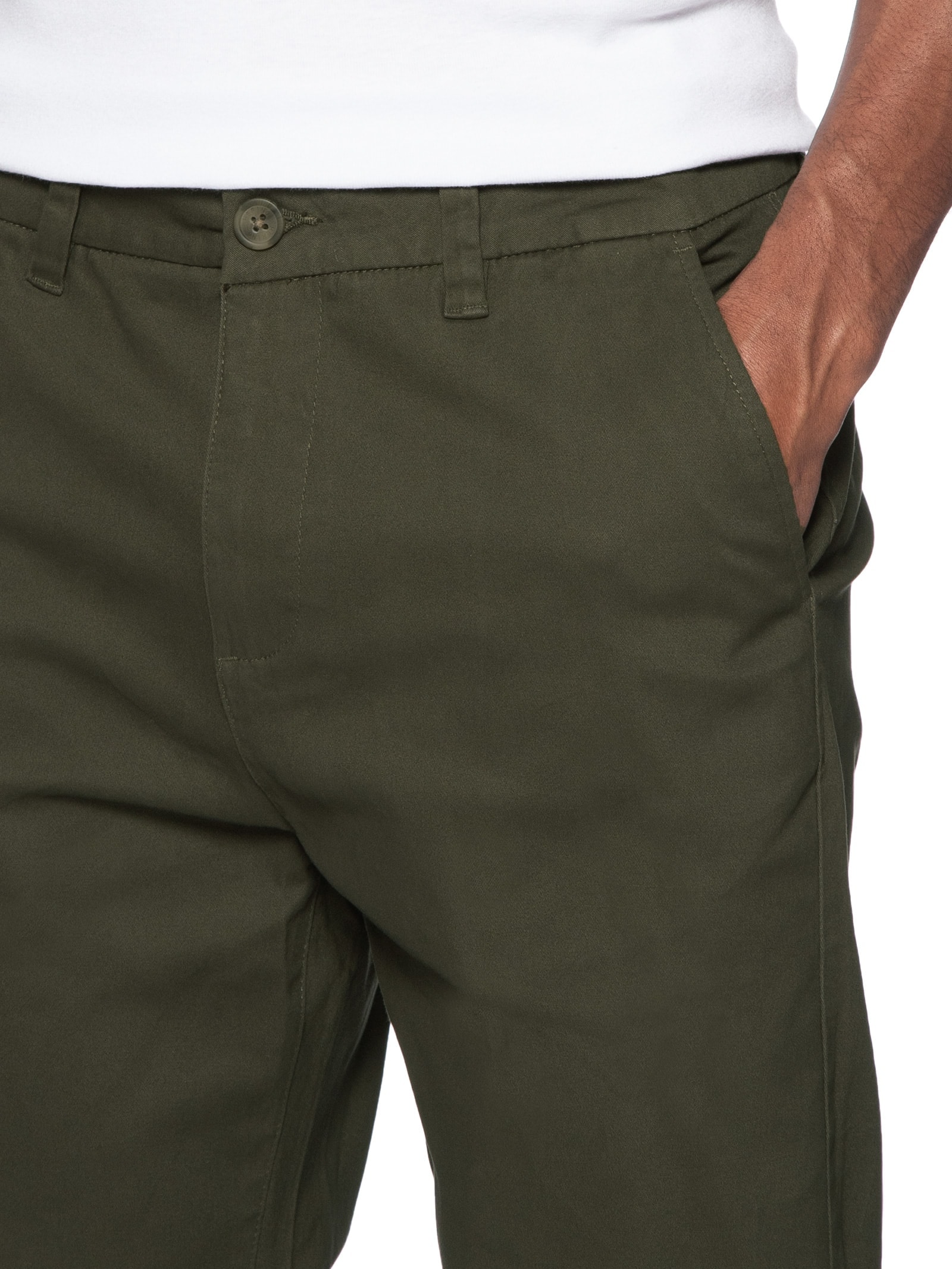 Calça Masculina Chino Reta Verde Hering