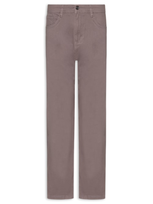 Calça Masculina Chino Sarja Color – Cinza