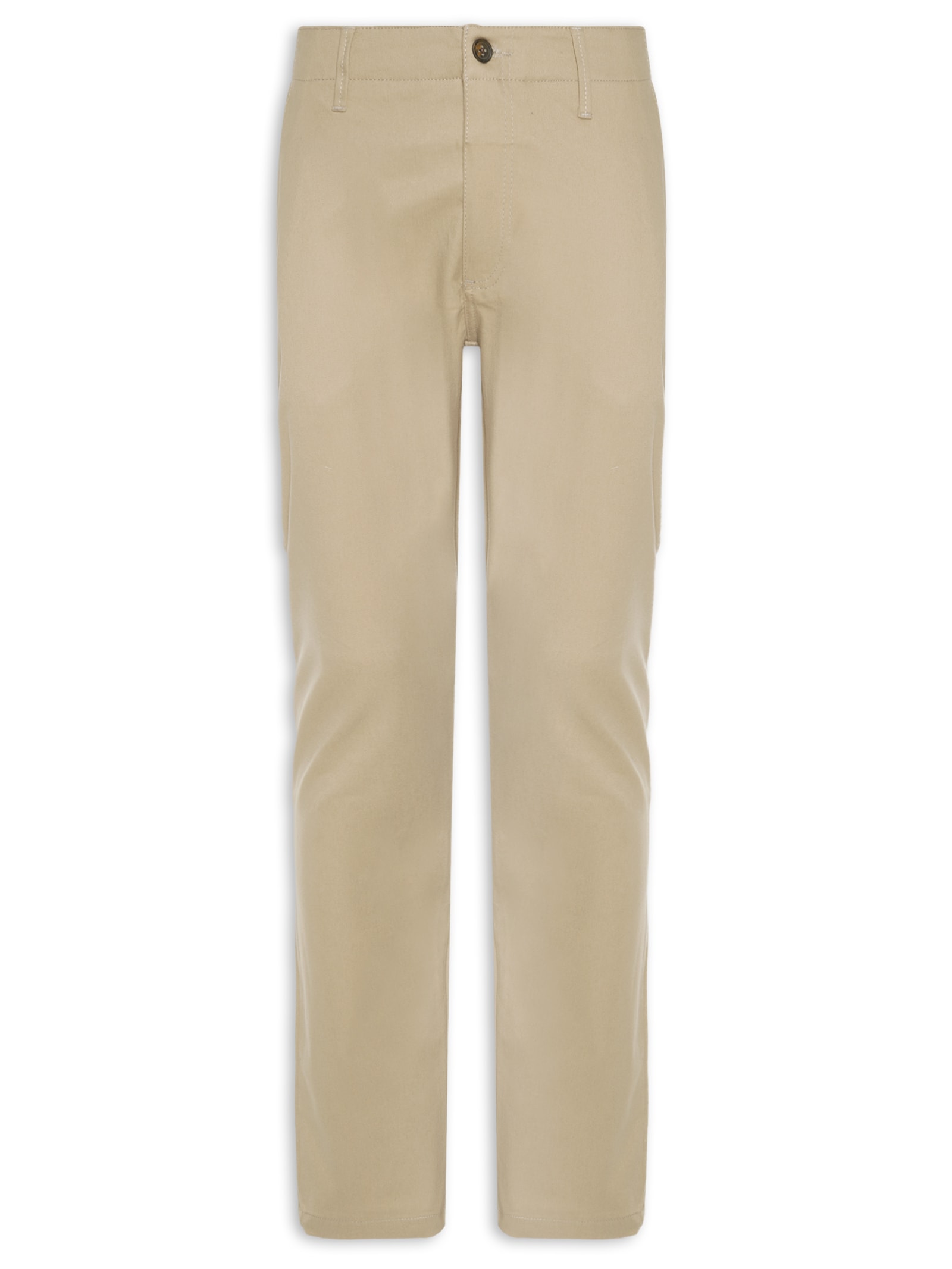 Calça Masculina Chino Sarja Elastano Bege Sergio K