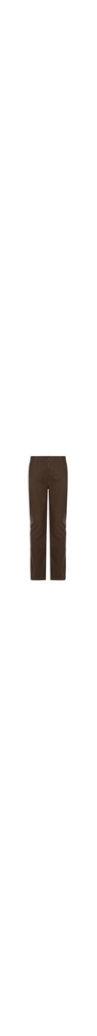 Calça Masculina Chino Sarja Elastano - Marrom