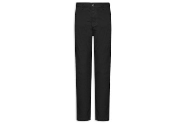 Calça Masculina Chino Skinny Clássica Sarja (PA) - Preto