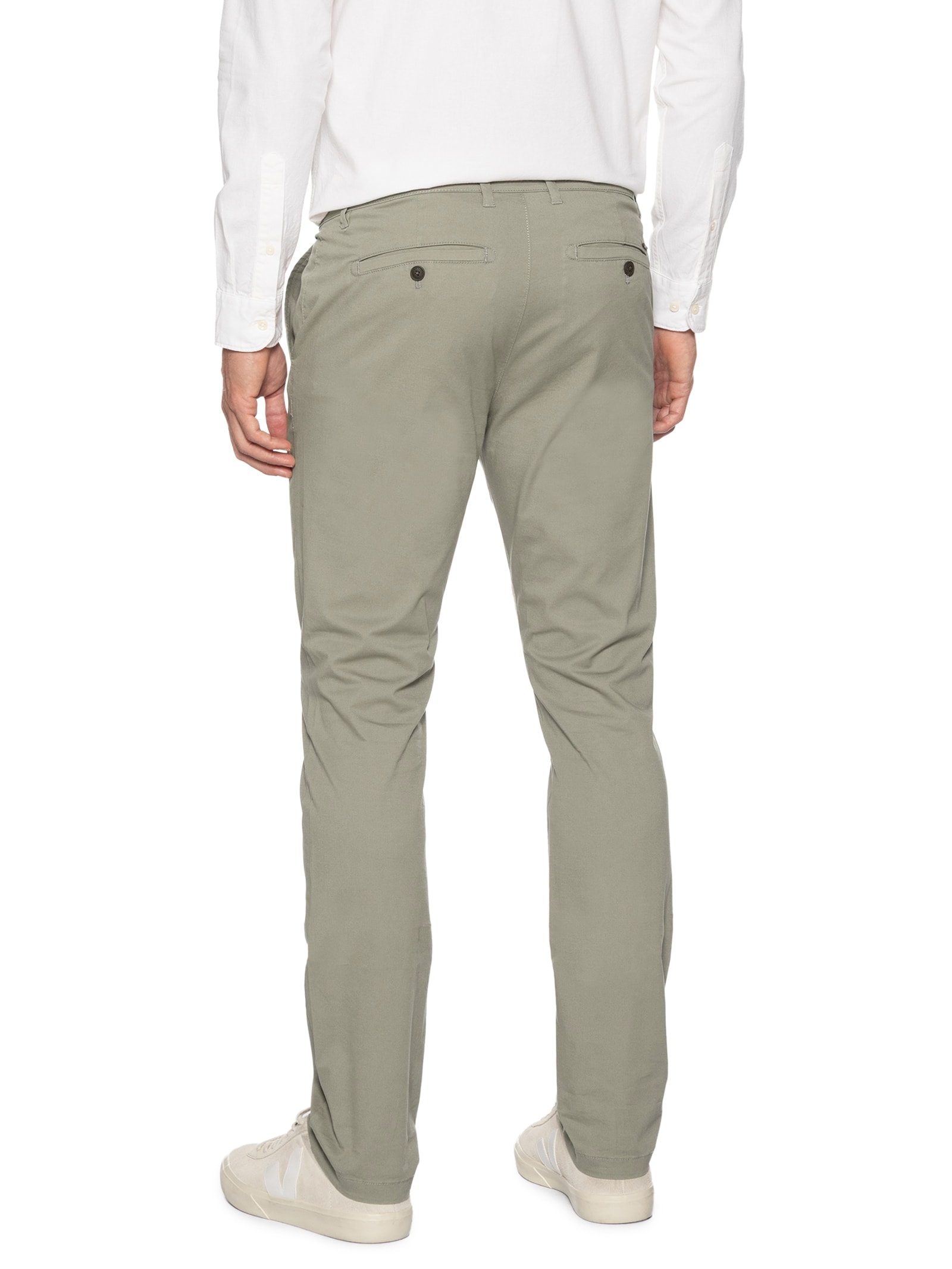 Calça Masculina Chino Slim Clássica Caqui Aramis