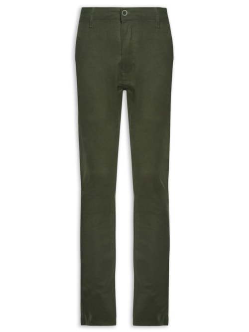 Calça Masculina Chino Slim Fit Color – Verde