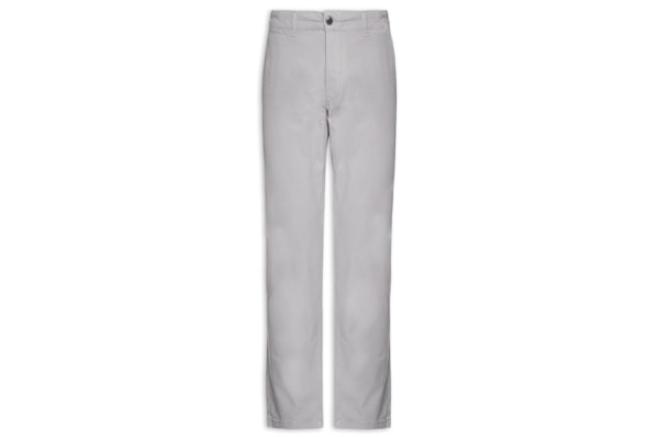 Calça Masculina Chino Slim Fit Em Algodão - Cinza