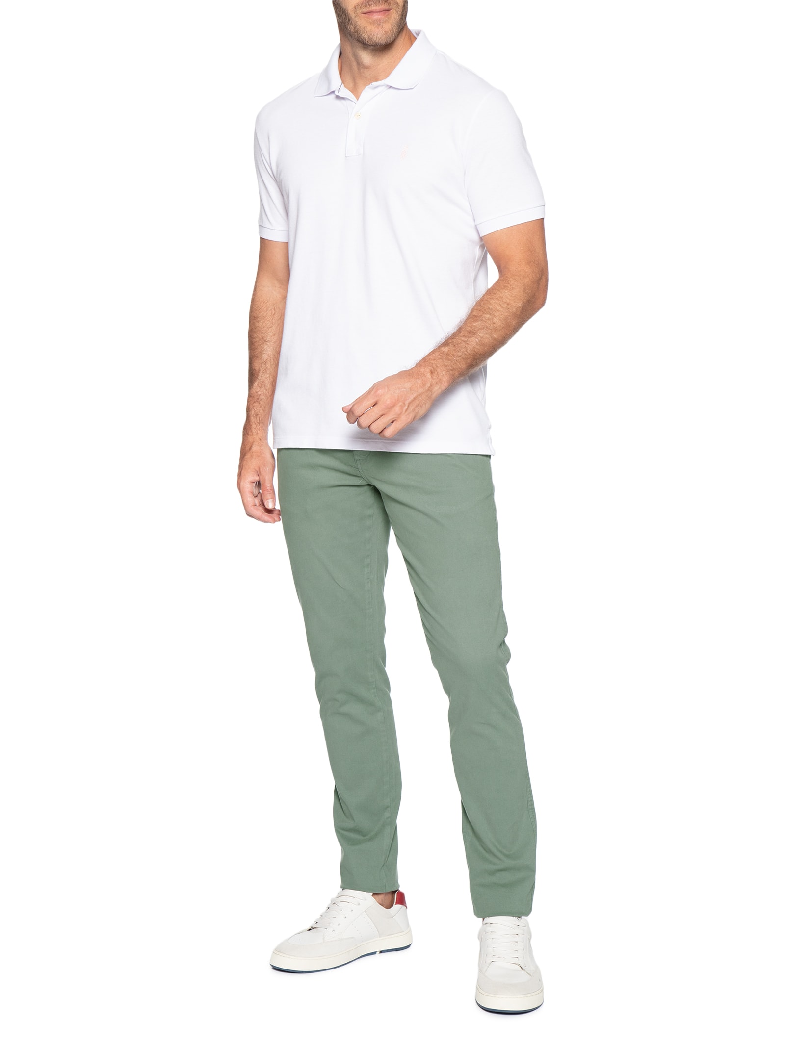 Calça Masculina Chino Verde Pineapple