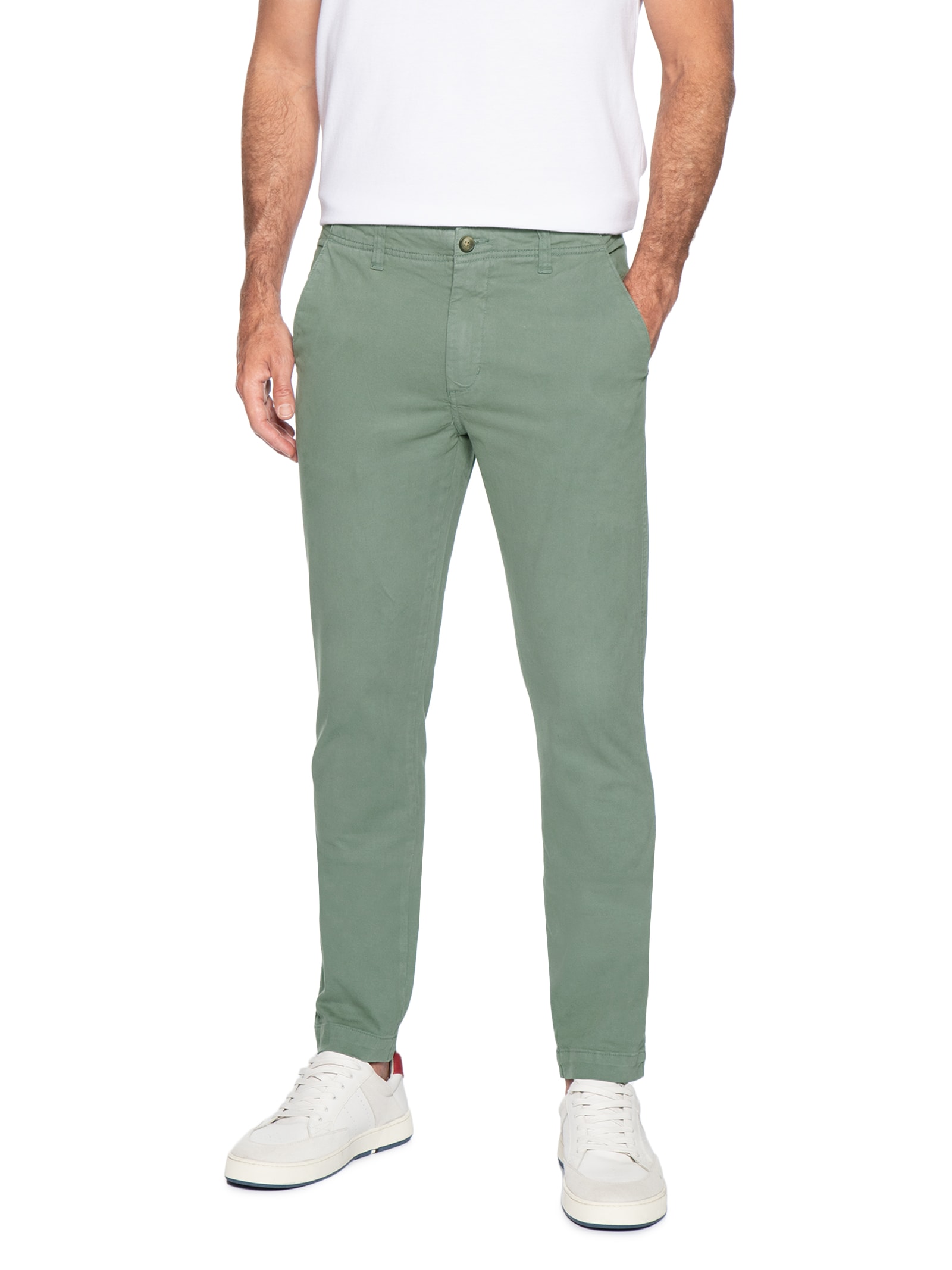 Calça Masculina Chino Verde Pineapple