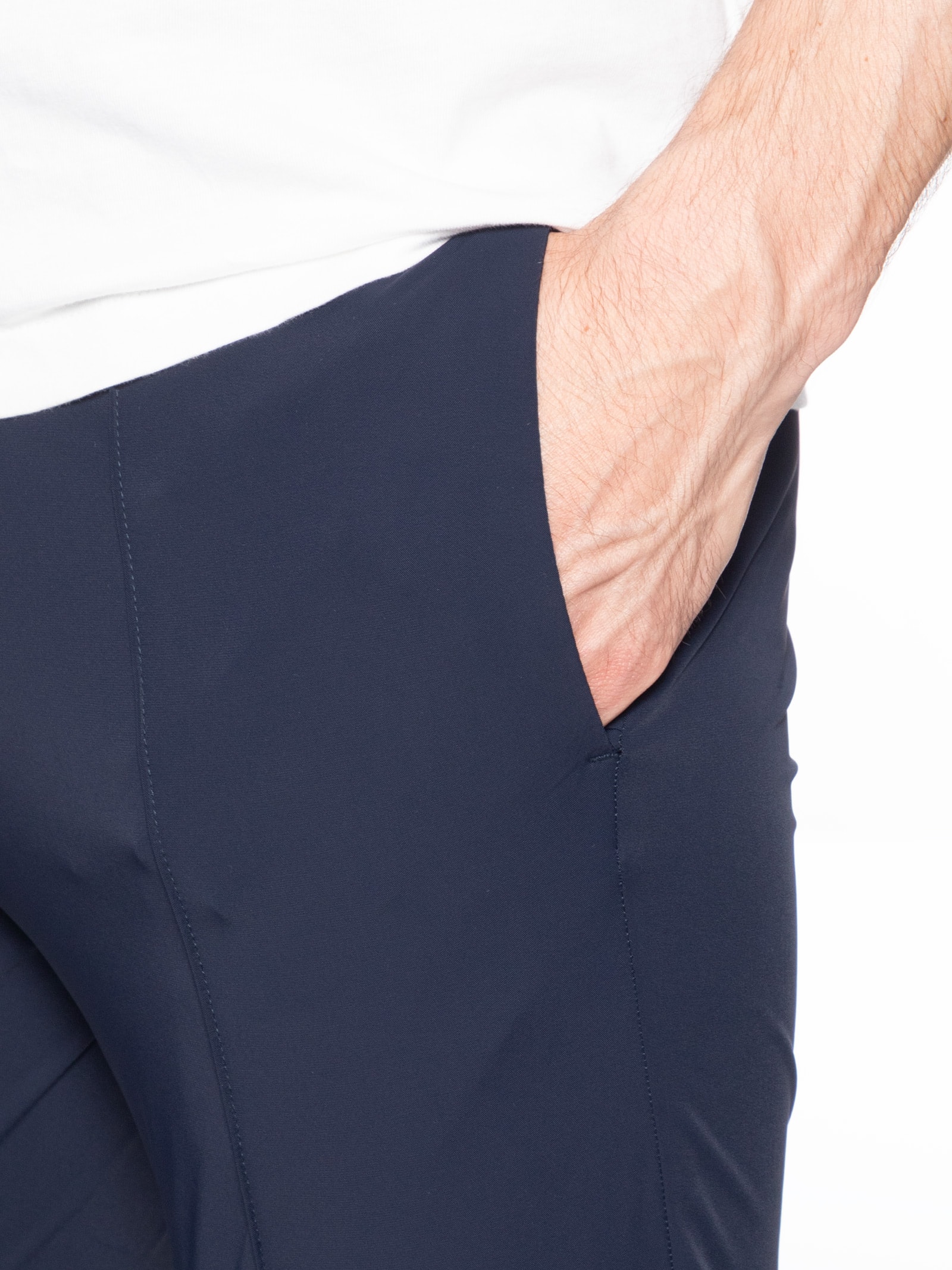 Calça Masculina Ck Nylon Stretch Azul  Calvin Klein - White Label