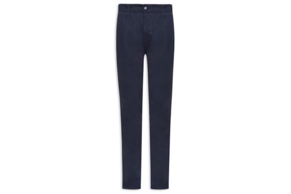 Calça Masculina Clássica Chino Reta - Azul