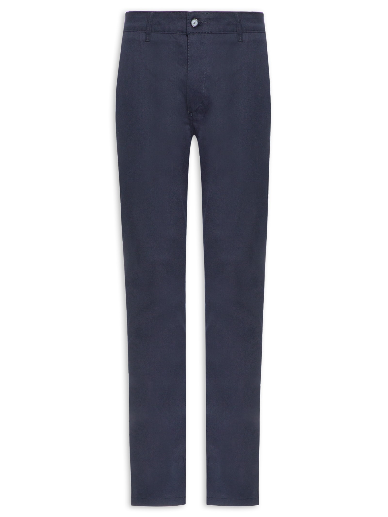 Calça Masculina Clássica Chino Slim Azul '2 Essential