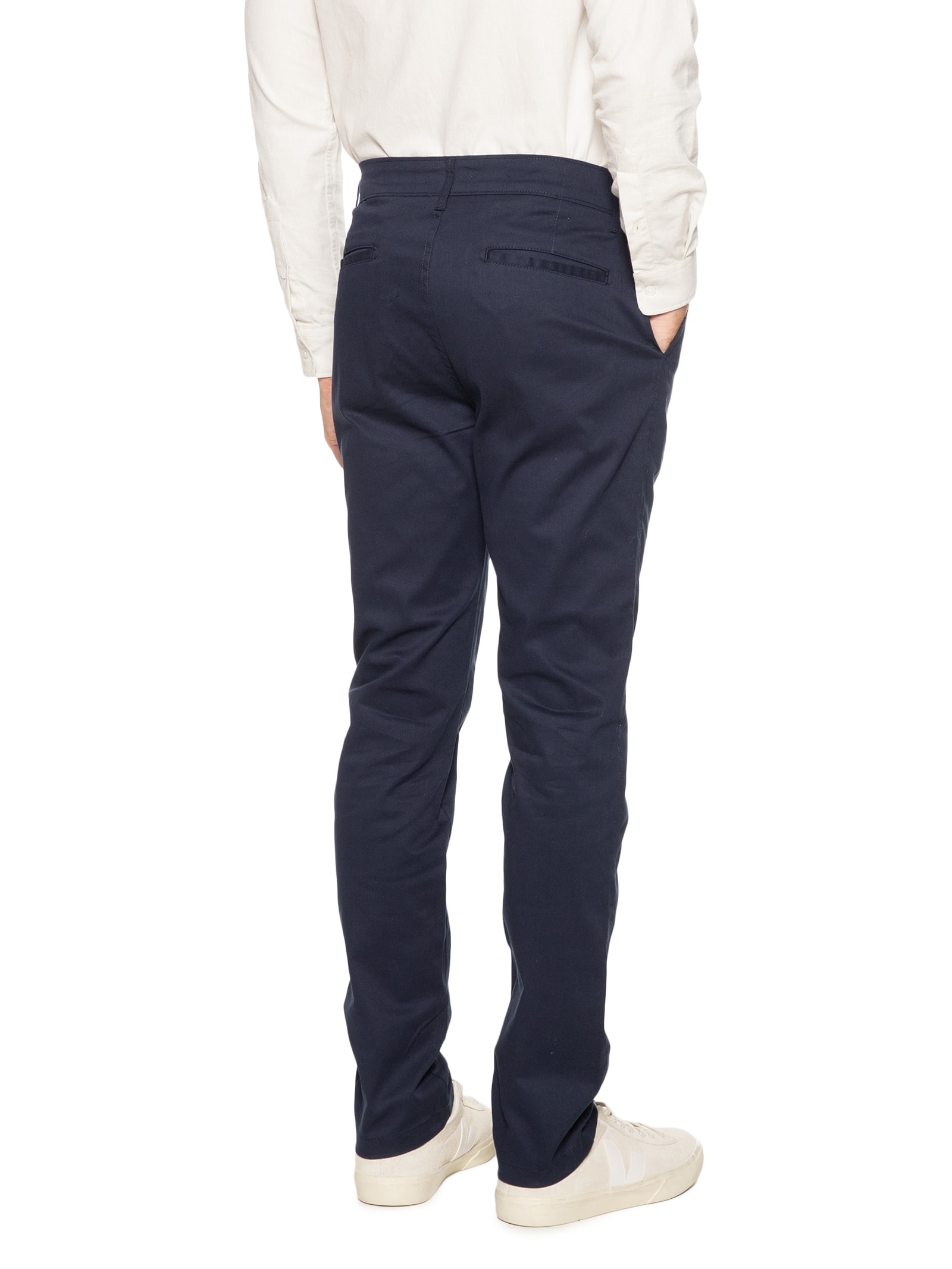 Calça Masculina Clássica Chino Slim Azul '2 Essential