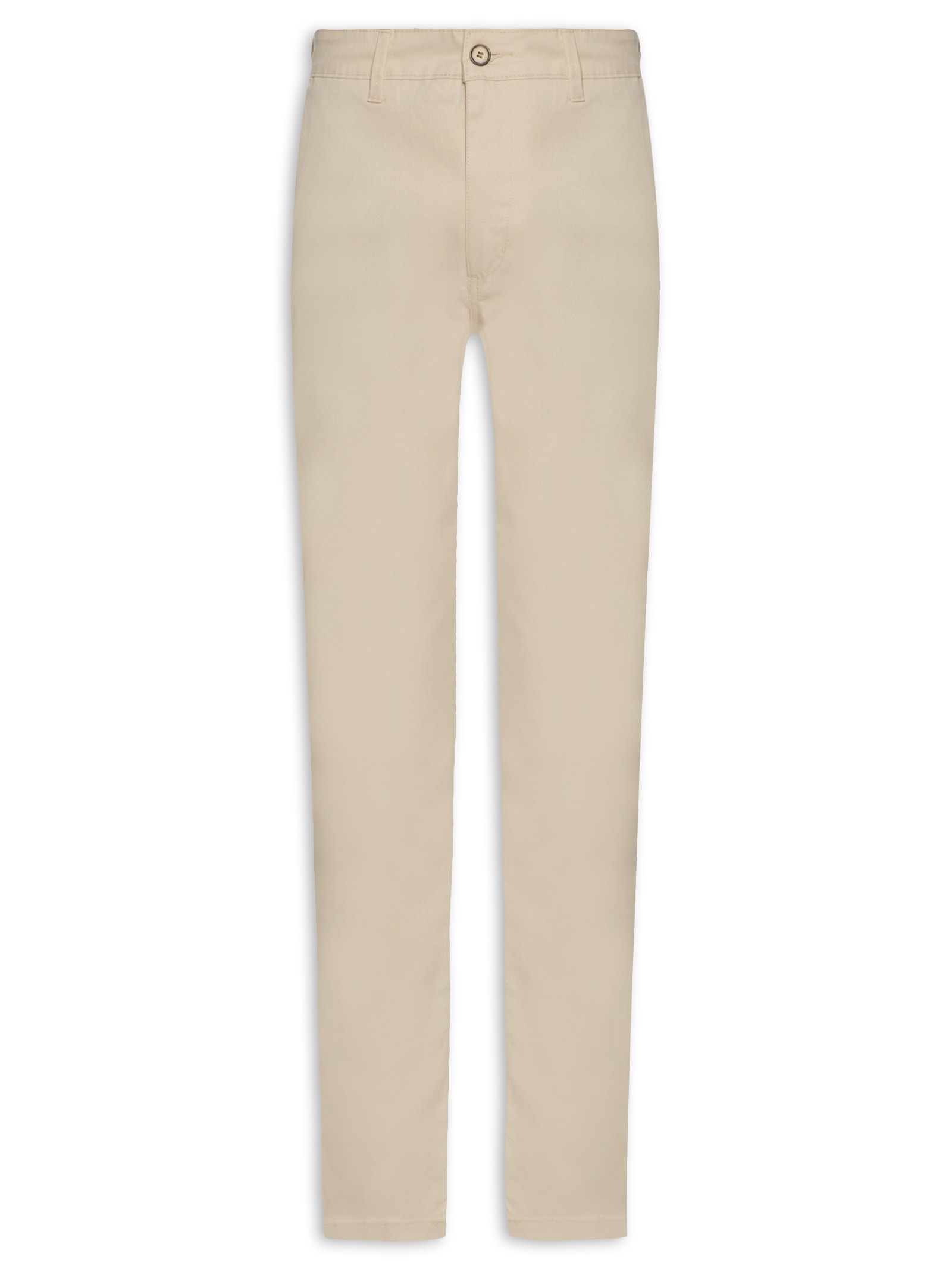 Calça Masculina Clássica Chino Slim Marrom '2 Essential