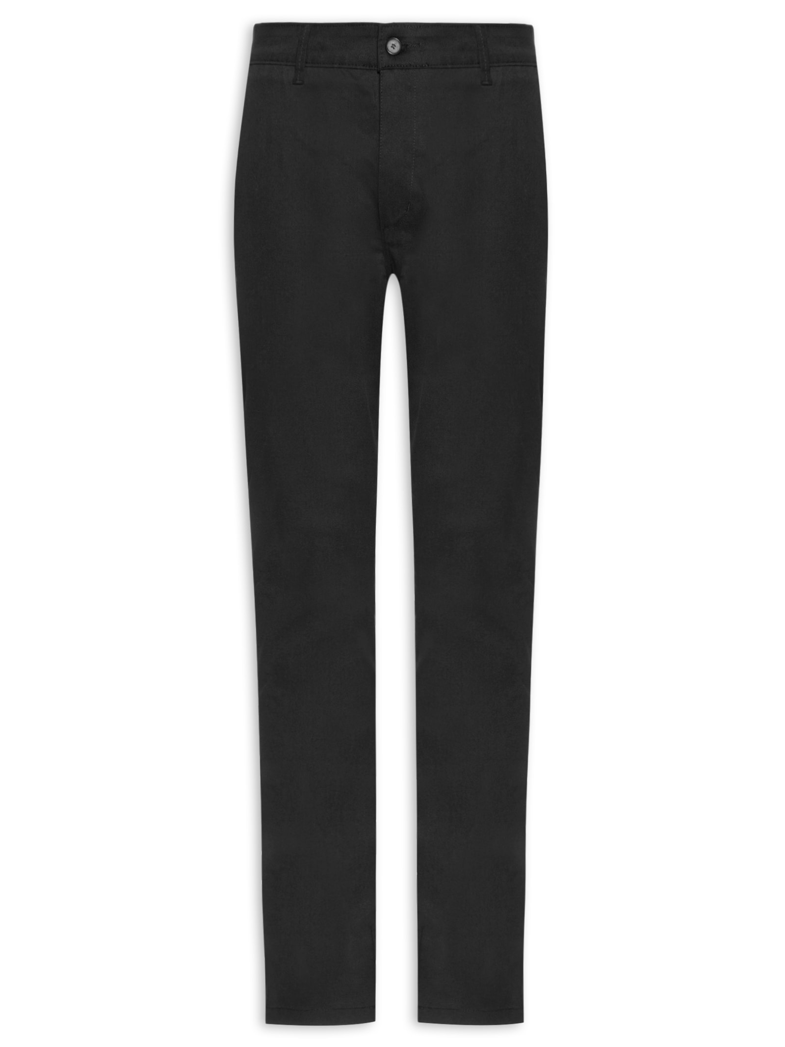 Calça Masculina Clássica Chino Slim Preto '2 Essential