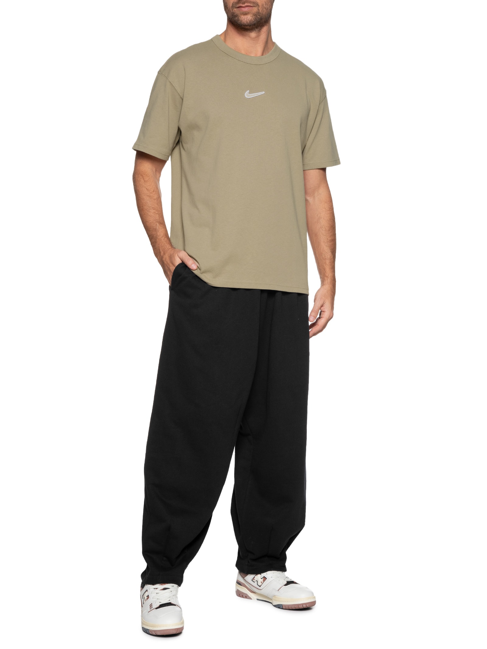 Nike - Calça Masculina Club FT Oversized Pant - Preto