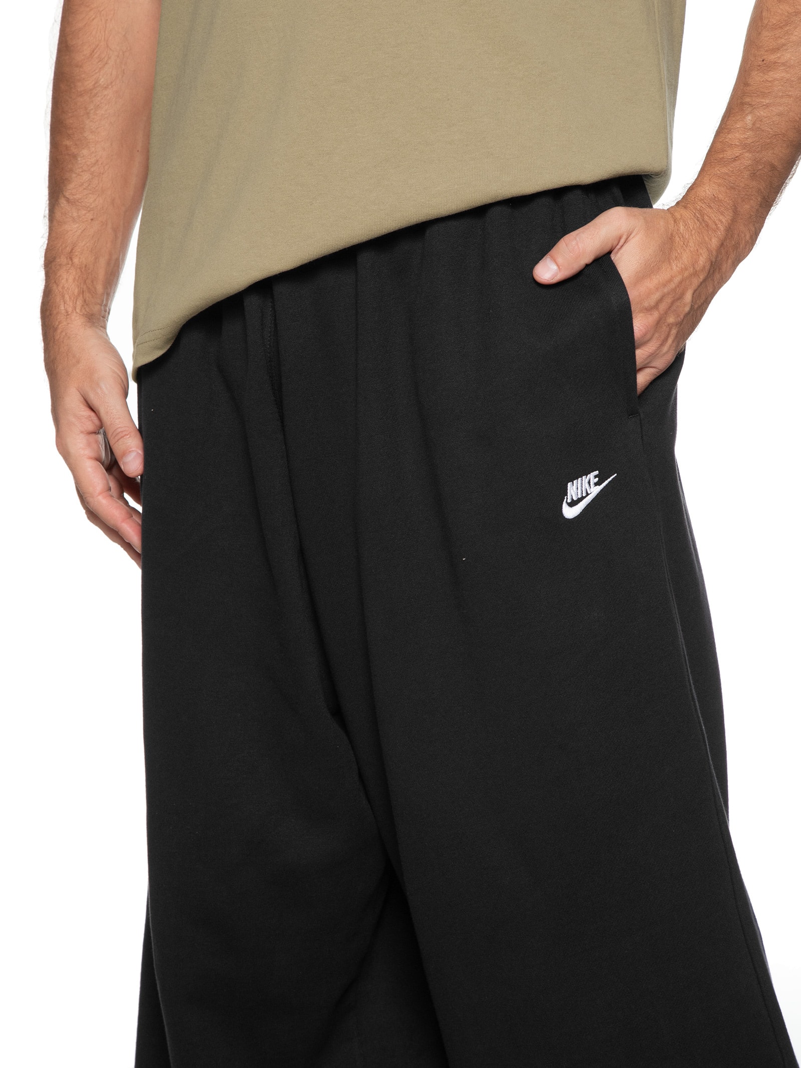 Nike - Calça Masculina Club FT Oversized Pant - Preto