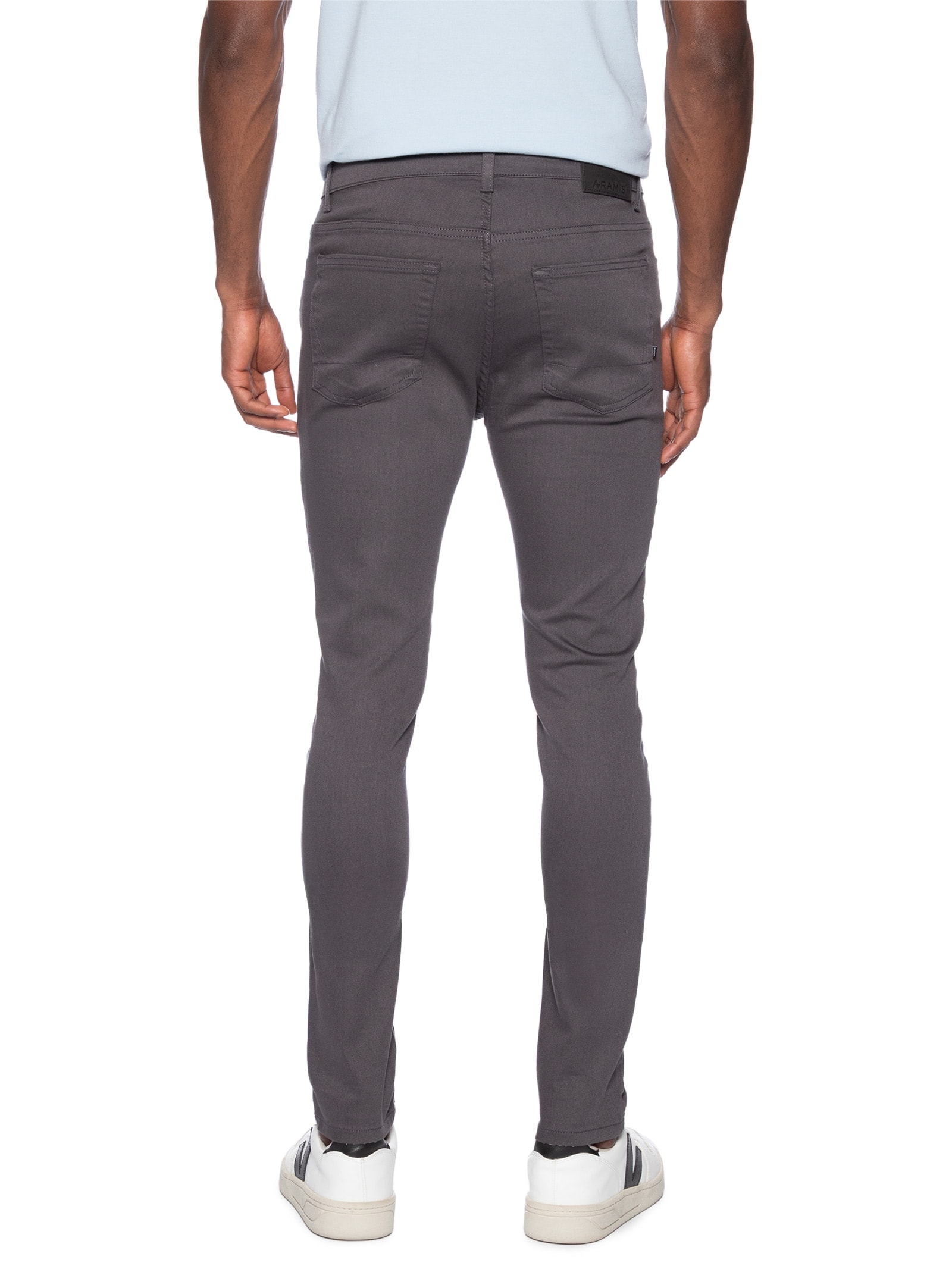 Calça Masculina Color 5 Pockets Skinny Power Cinza Aramis