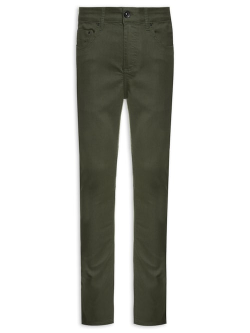 Calça Masculina Color 5 Pockets Skinny Power - Verde
