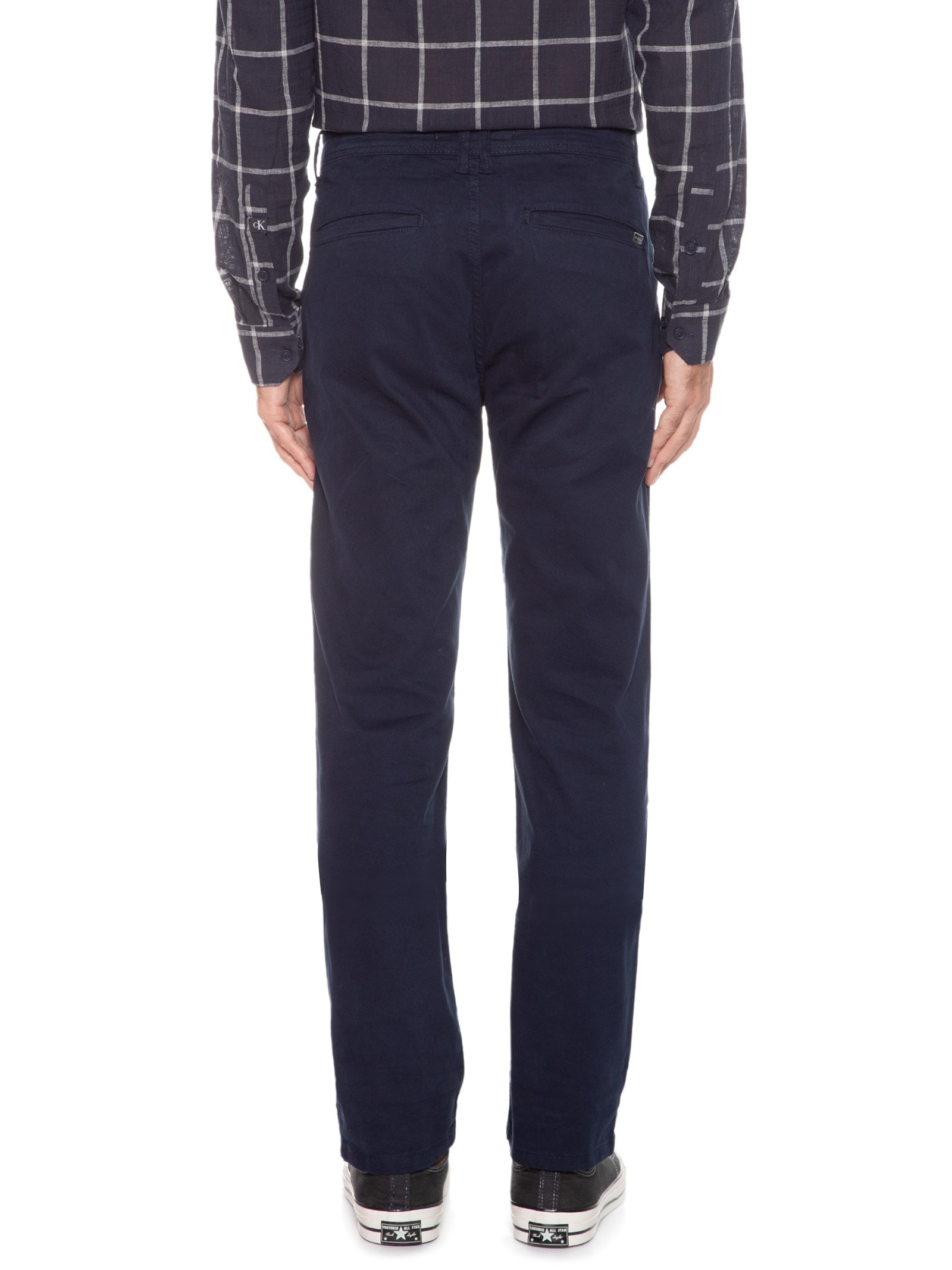 Calça Masculina Color Five Pockets Skinny Azul Calvin Klein Jeans