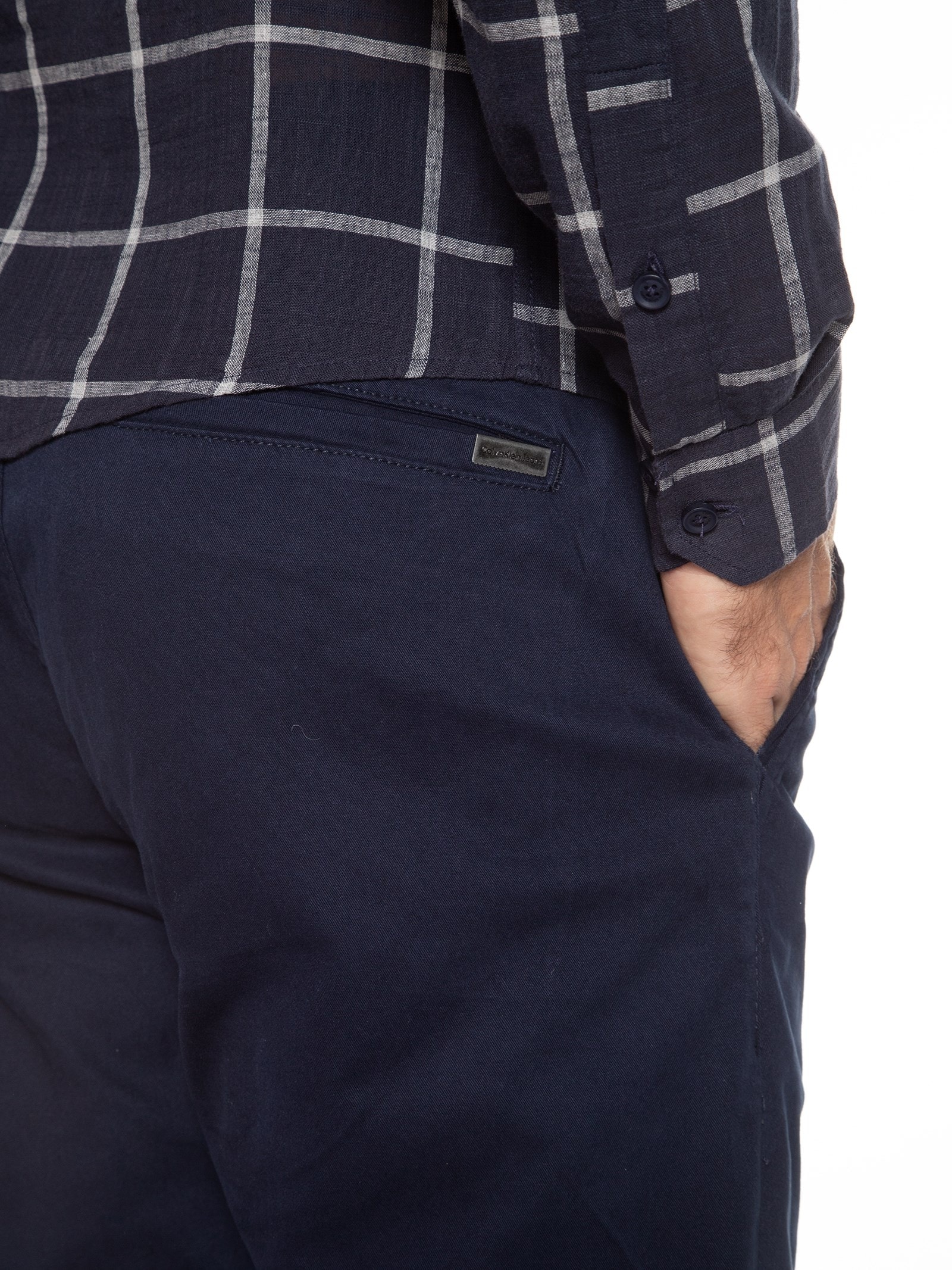 Calça Masculina Color Five Pockets Skinny Azul Calvin Klein Jeans