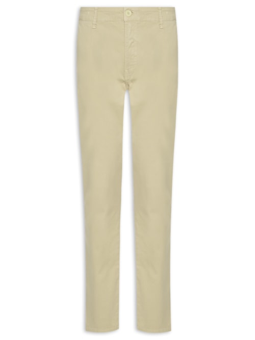 Calça Masculina Color Slim Chino – Bege