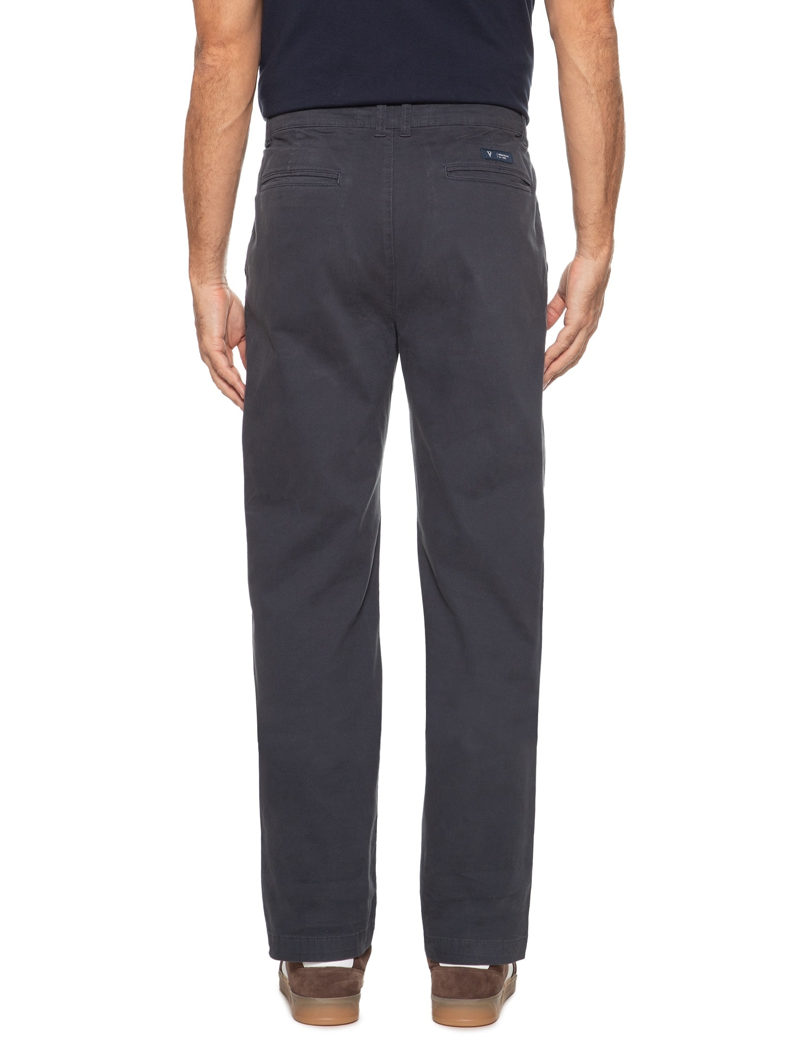 Calça Masculina Color Twill Power (Tradicional) Chino Azul Vr