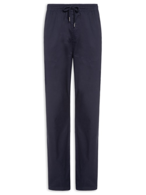 Calça Masculina Com Elástico Na Cintura – Azul
