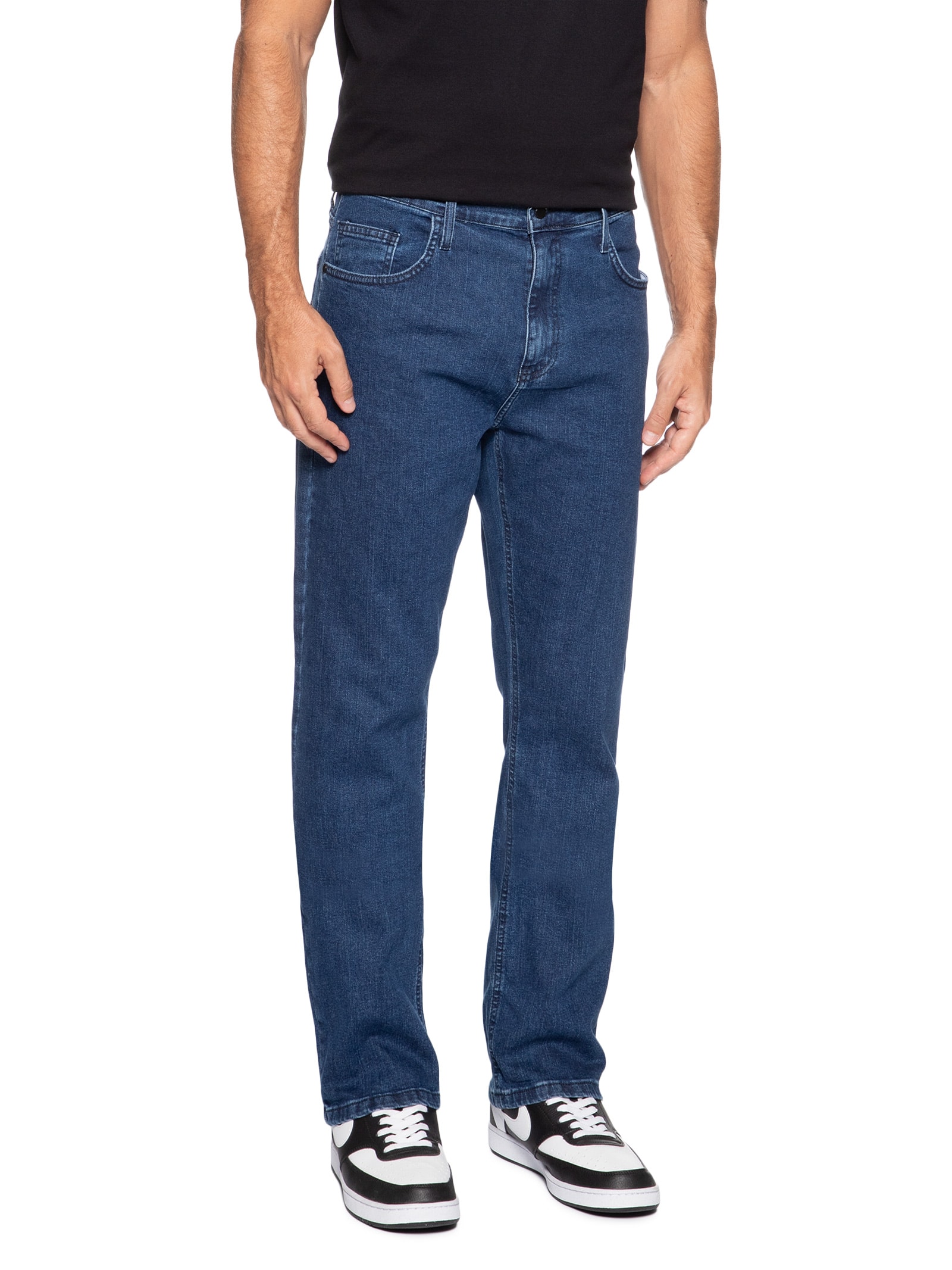 Calça Masculina Comfort Azul Basiq Men