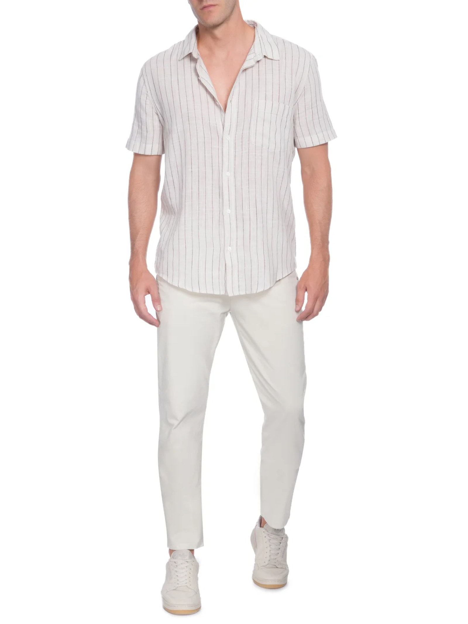 Calça Masculina Comfort Paper Bege Osklen