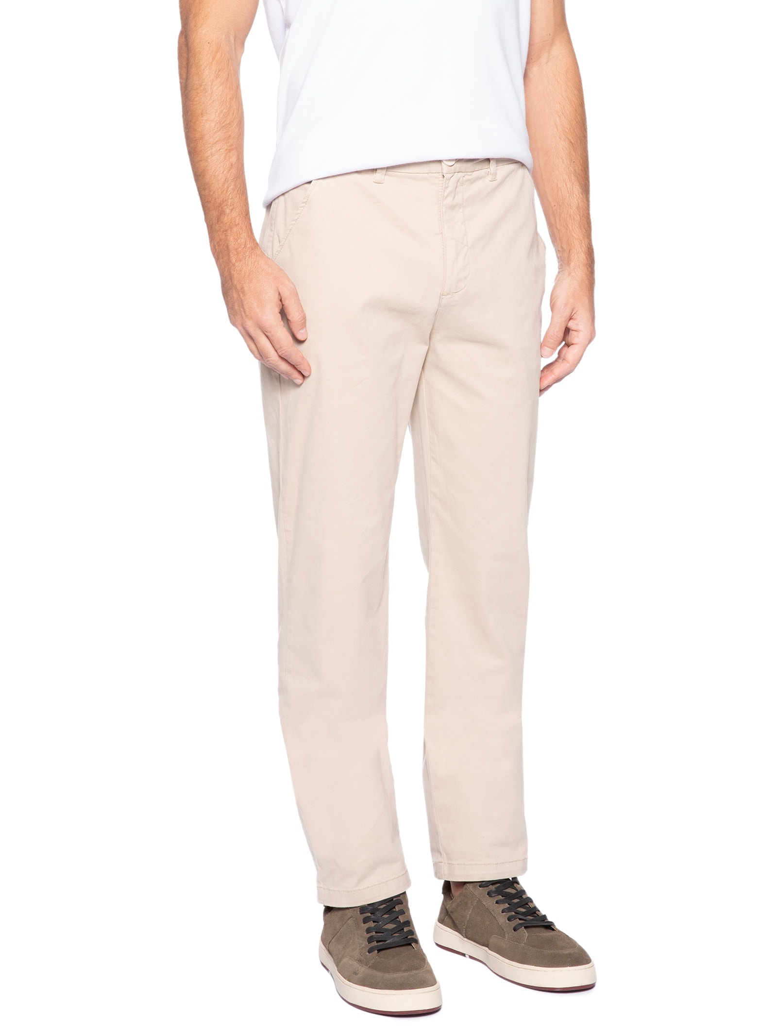 Calça Masculina Comfort Paper Bege Osklen