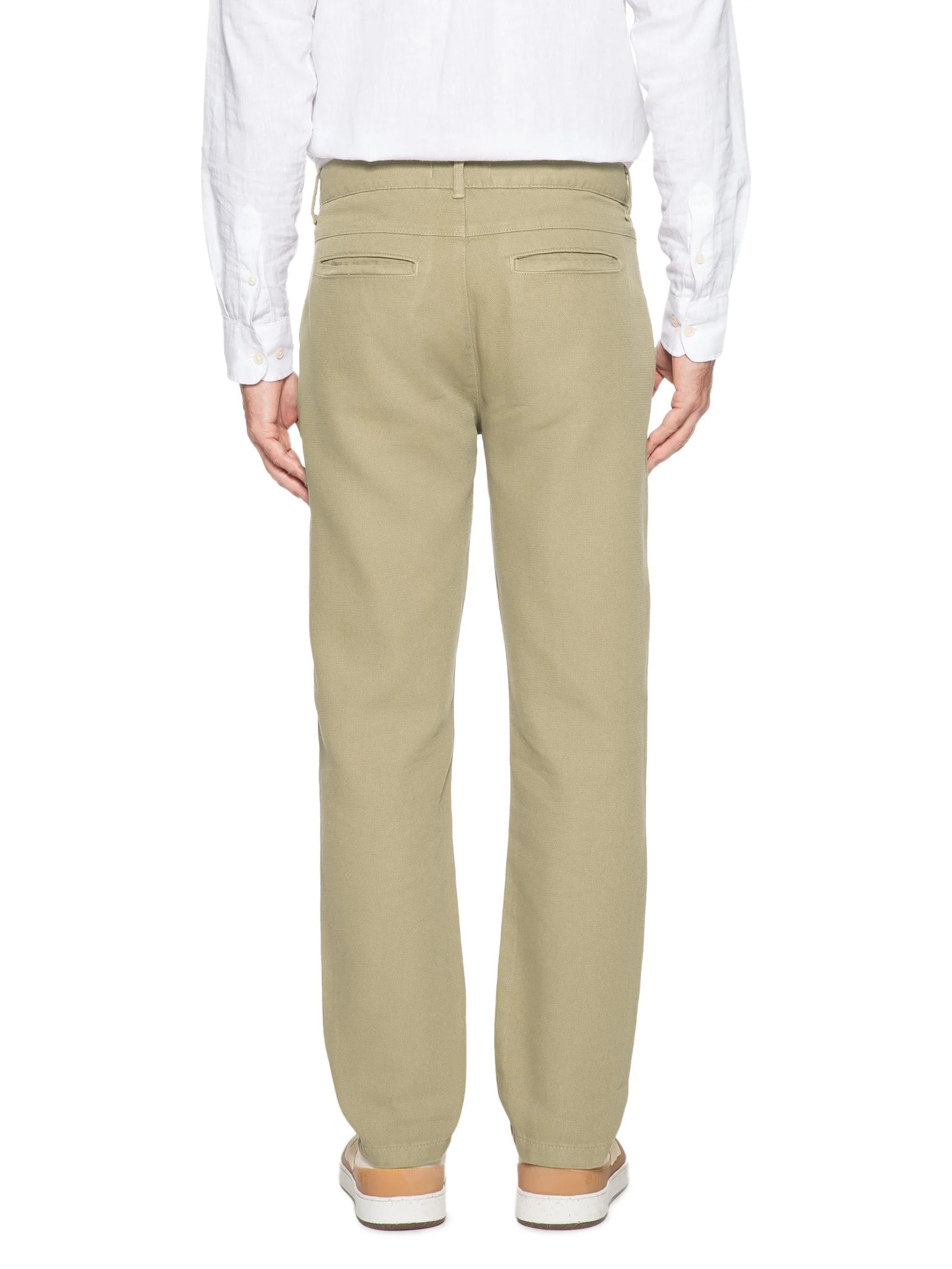 Calça Masculina Confort Texture Bege Osklen