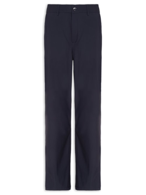 Calça Masculina Corte Alfaiataria Casual Slim – Azul