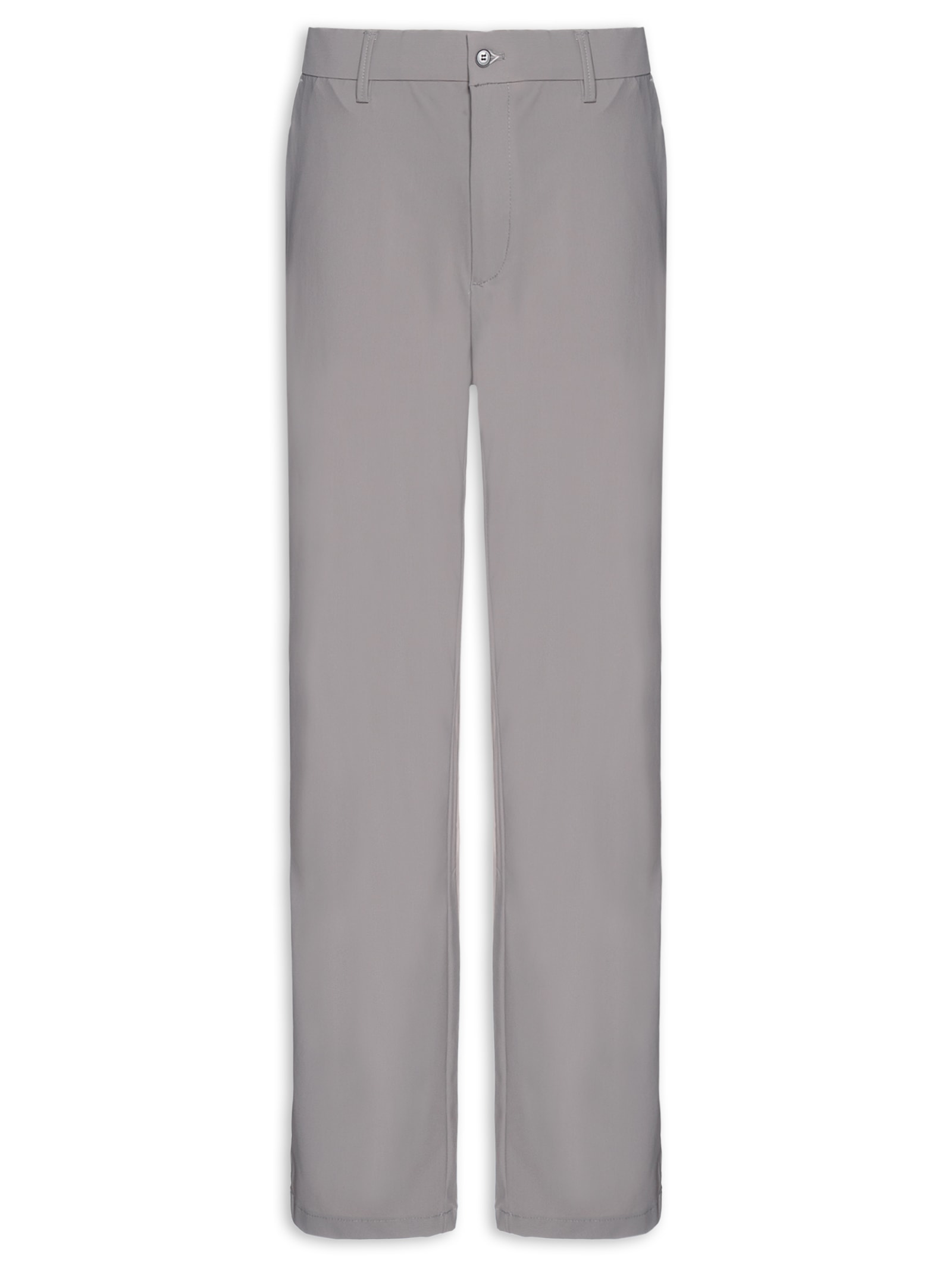 Calça Masculina Corte Alfaiataria Casual Slim Cinza '2 Essential