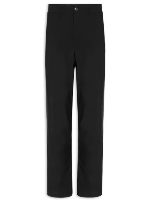 Calça Masculina Corte Alfaiataria Casual Slim – Preto