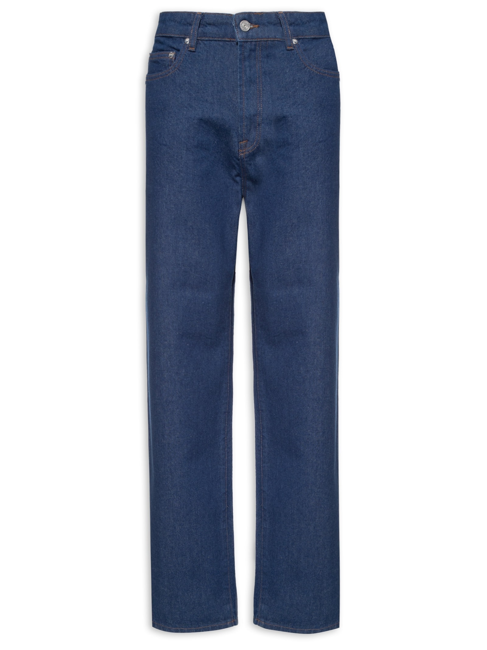 Calça Masculina Corte Reto Jeans 5 Pockets Azul  Lacoste
