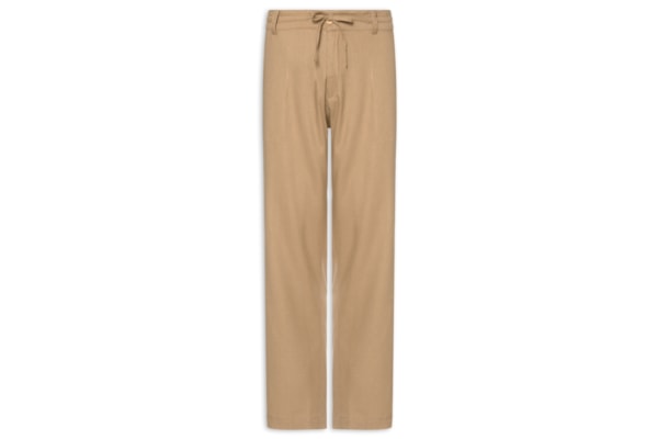 Calça Masculina De Linho Balneário - Bege