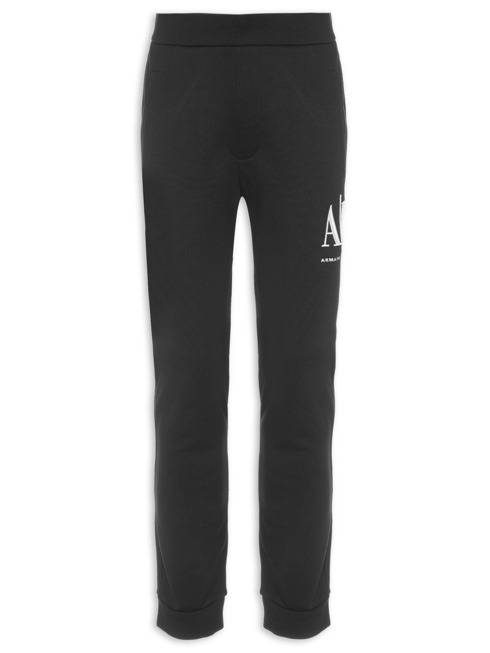 Calça Masculina De Moletom Logo Bordado Preto Armani Exchange