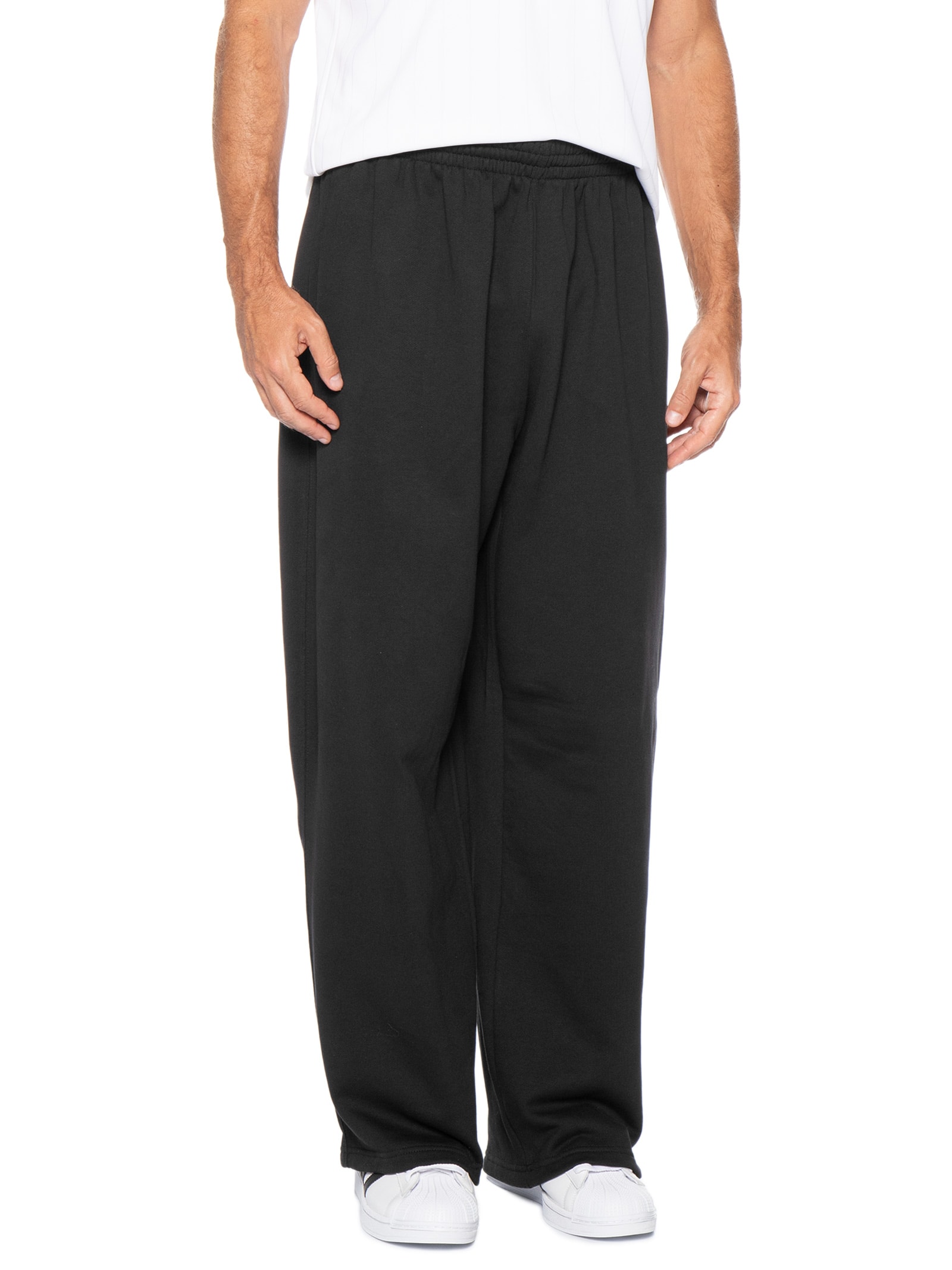 Calça Masculina de Moletom Trefoil ESS Preto Adidas Originals