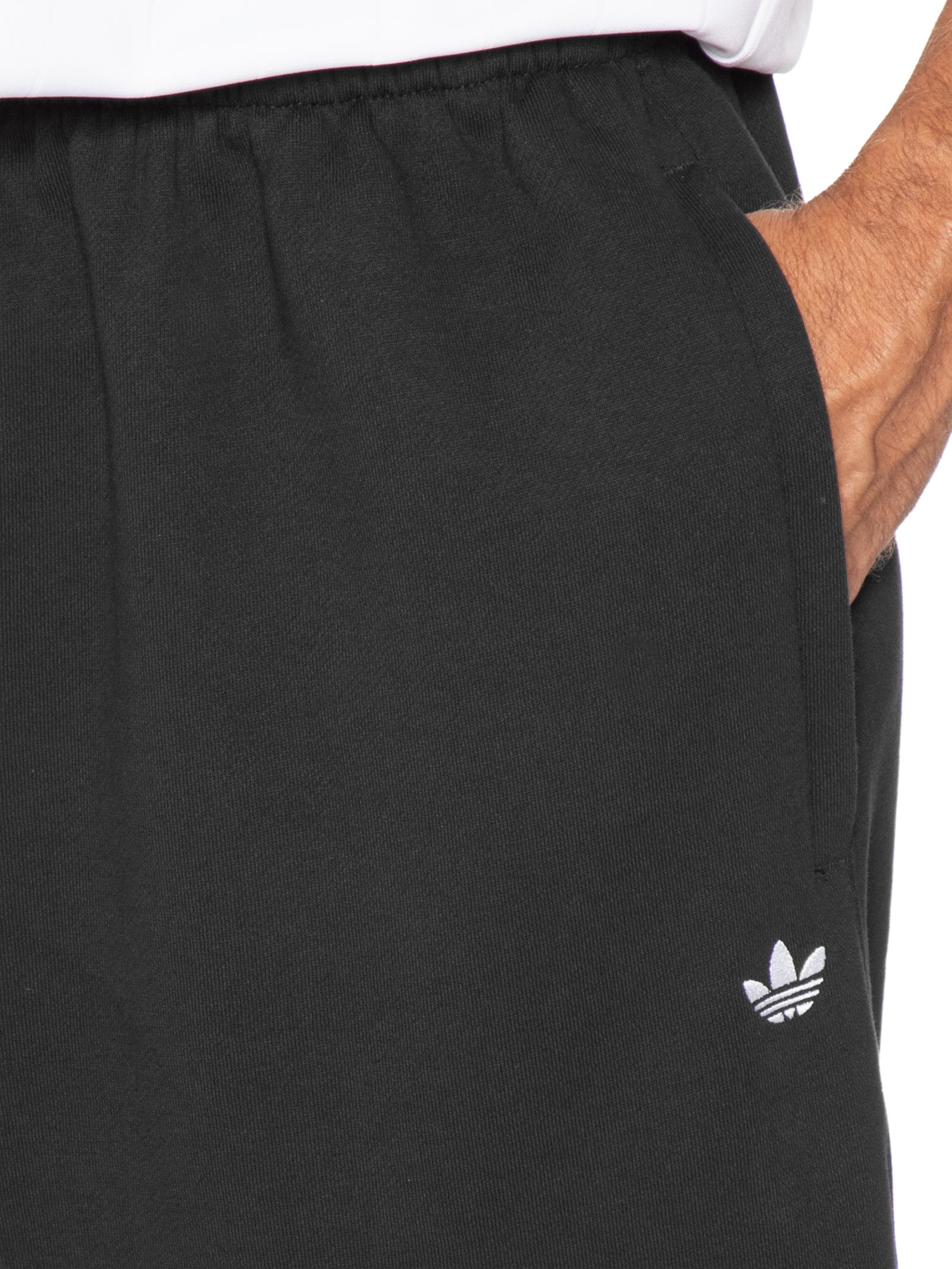 Calça Masculina de Moletom Trefoil ESS Preto Adidas Originals