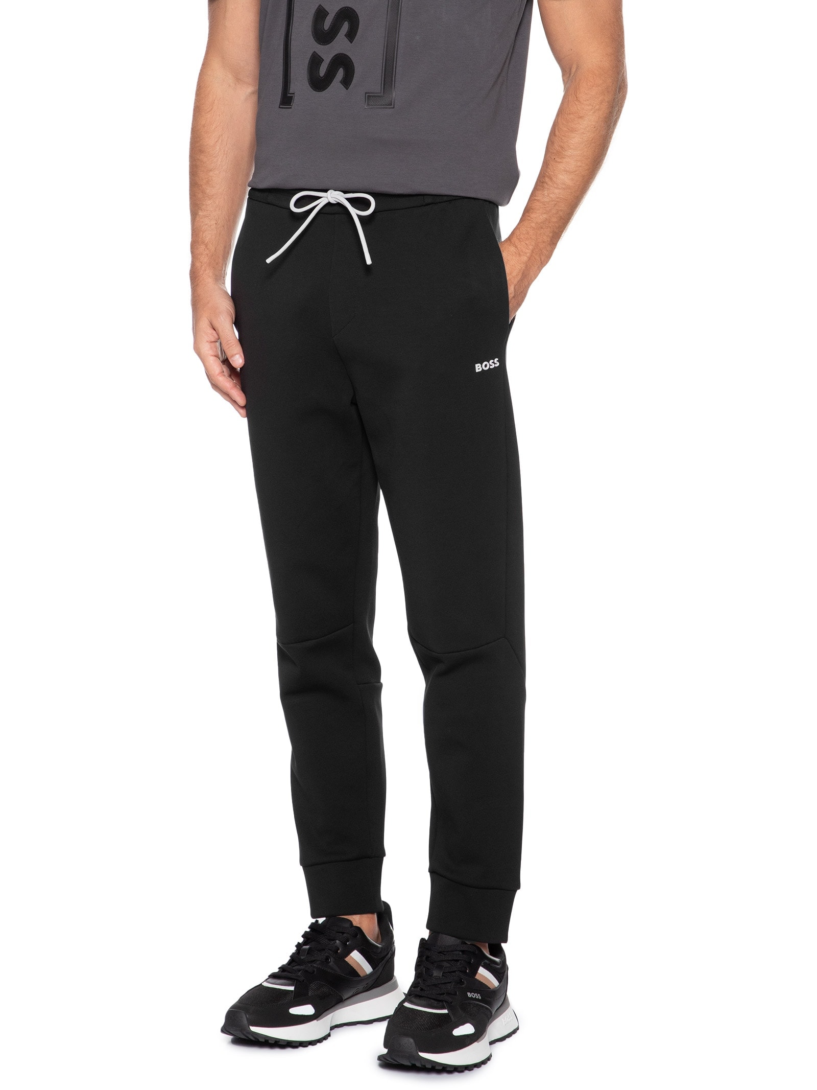 Calça Masculina De Moletom Zone 01 Preto Boss