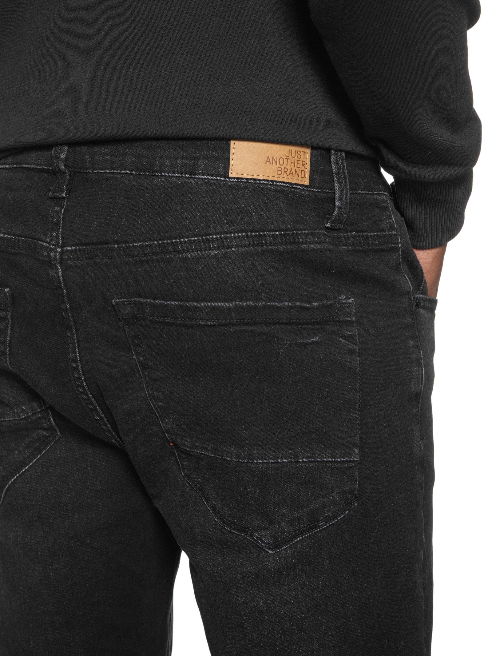 Calça Masculina Denim Ton Black Preto Jab