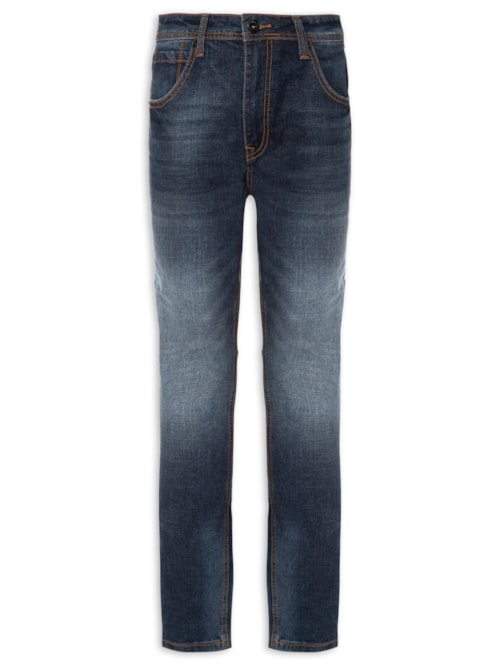 Calça Masculina Denim Ton Soft Dark – Azul
