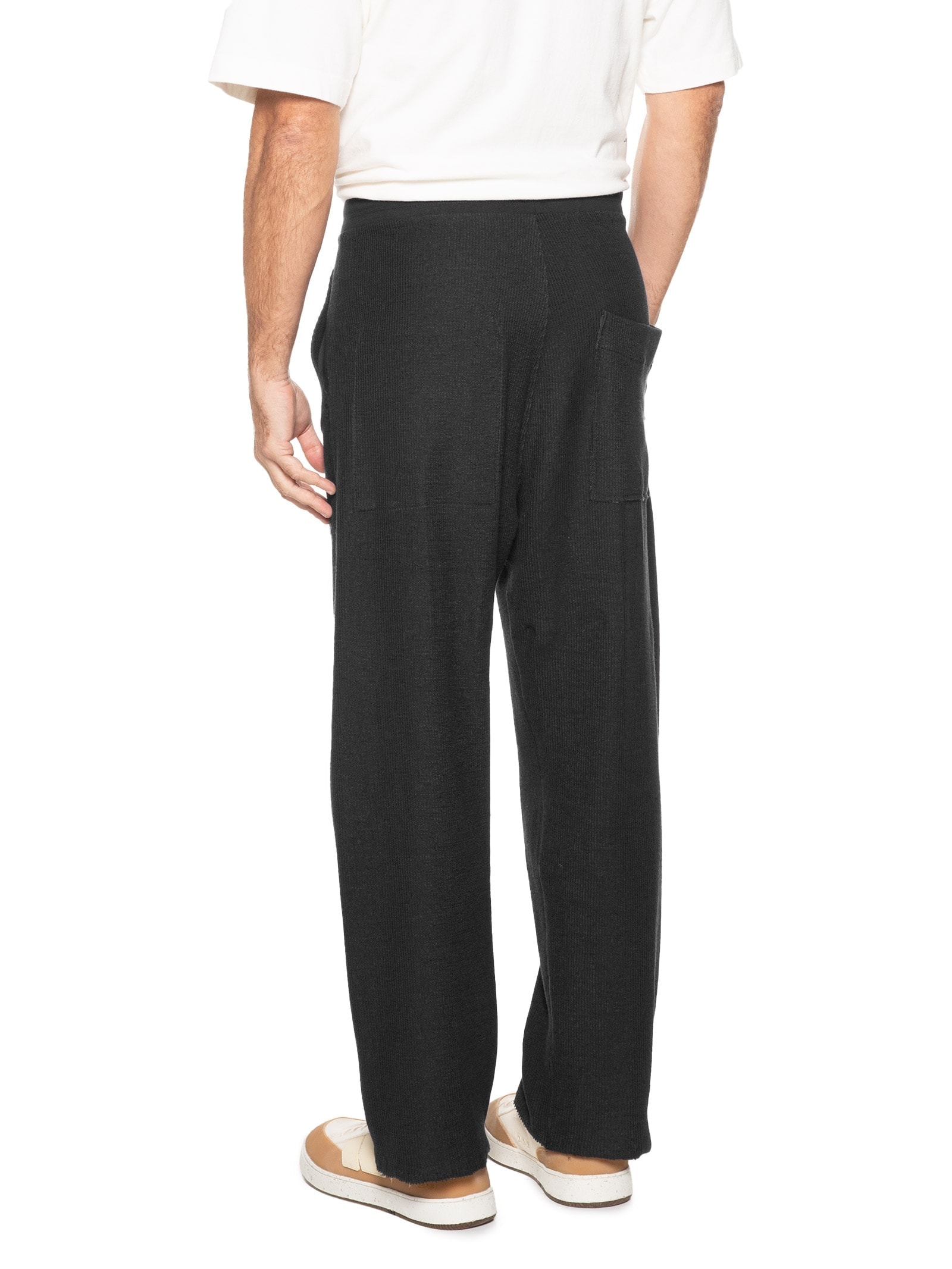 Calça Masculina Double Texture Dart Preto Osklen