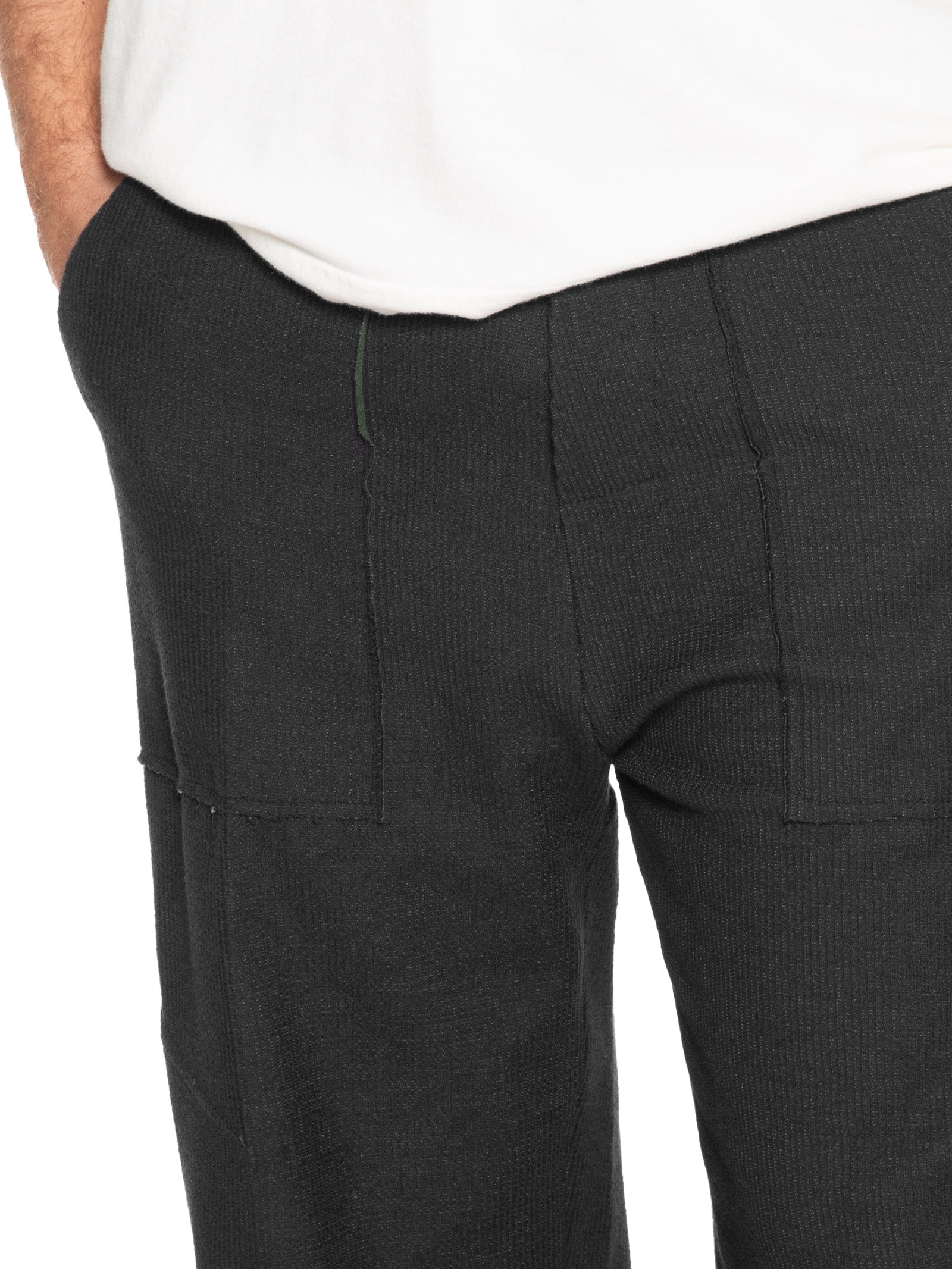 Calça Masculina Double Texture Dart Preto Osklen