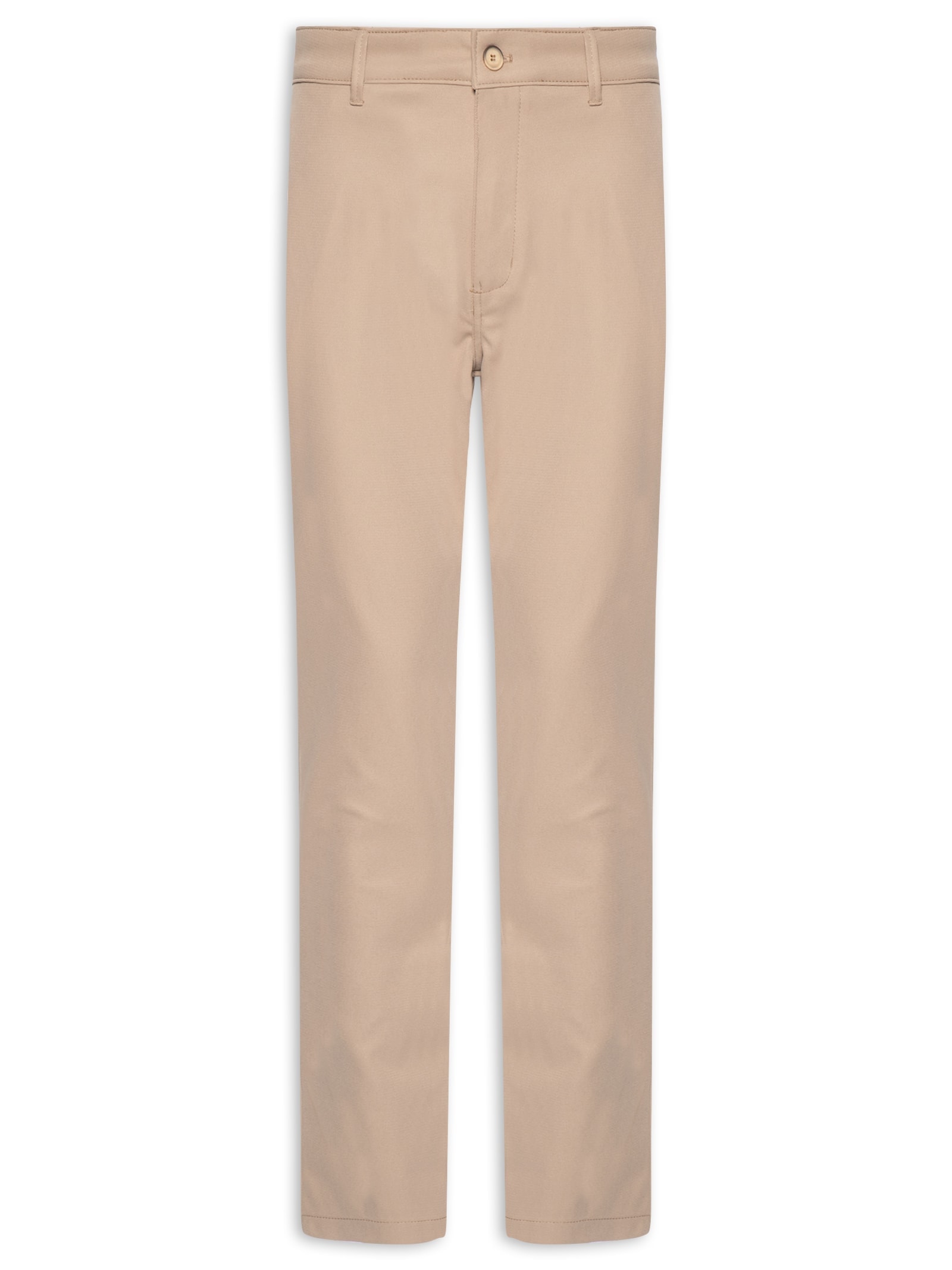Calça Masculina Em Chino Reta Bege '2 Essential