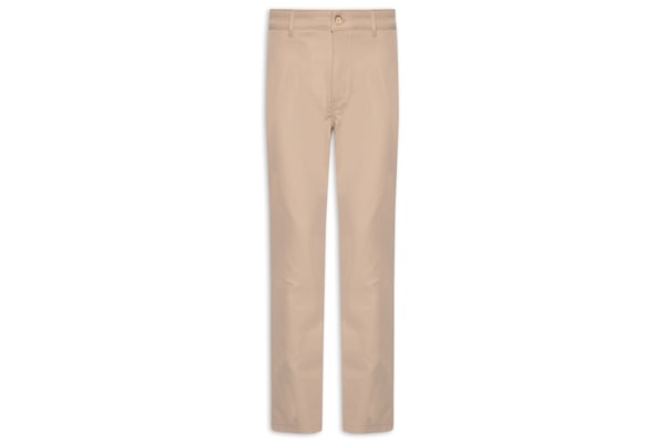 Calça Masculina Em Chino Reta - Bege