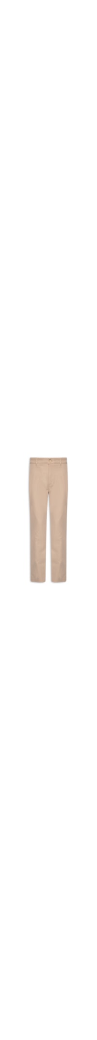 Calça Masculina Em Chino Reta - Bege